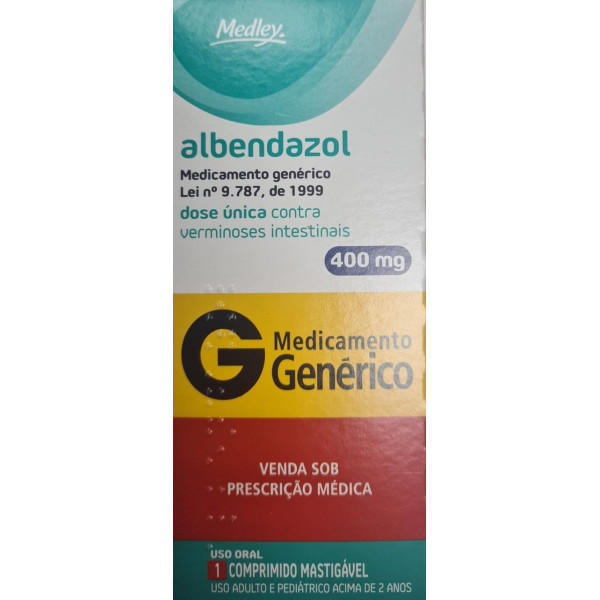 Albendazol 400mg - 1 Comprimido